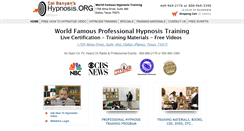 Desktop Screenshot of hypnosis.org