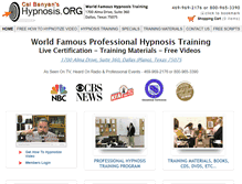 Tablet Screenshot of hypnosis.org
