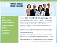 Tablet Screenshot of hypnosis.bc.ca